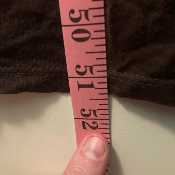 Allen B strapless long maxi dress; colors: brown; size: XL; comfy and stretchy - Picture 6 of 11